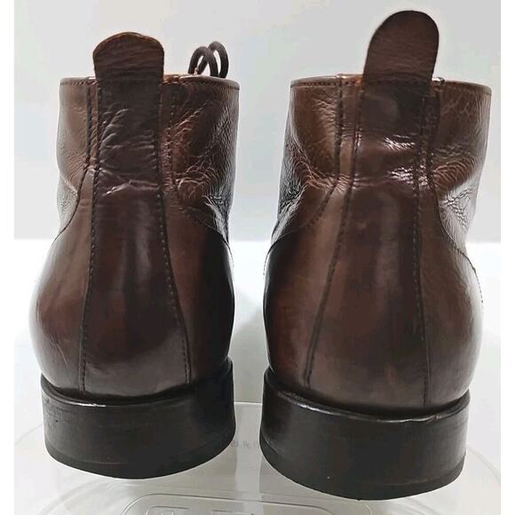 Bexley ~Men\'s Size 44 (US 10.5)~ Brown Leather Lace-Up Shoes \